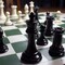WE Games Tournament Triple Weighted Plastic Chess Pieces, 4 in. King